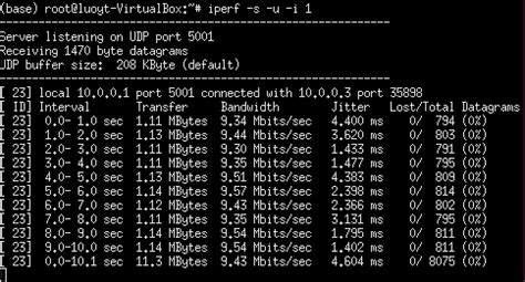 udp packet loss test